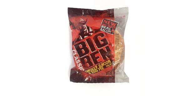 Big Ben Smokey Bacon and Egg Pie - $2.19 for 160g. Photo / Wendyl Nissen
