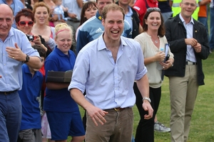 Prince William is to host the soccer game at the palace. Photo / Getty Images