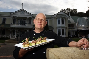 SIGNATURE DISH: The Lamb Noisette has been garnering plenty of compliments for Mission Estate Restaurant head chef Daniel Lorch. PHOTO/PAUL TAYLOR HBT133028-19