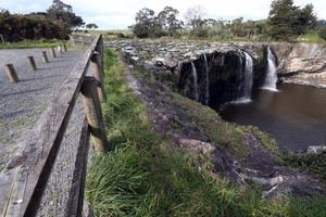 Warning signs have yet to be erected at Wairua Falls, more than three years after an accidental death at the scenic destination. Photo / John Stone
