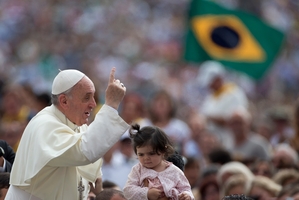 Pope Francis says there is hope for those who behave morally. Photo / AP