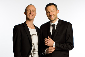 Jono Pryor and Ben Boyce from the TV show Jono and Ben at Ten.