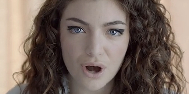 Lorde' Royals has gone to No. 3 in the US. Photo / YouTube