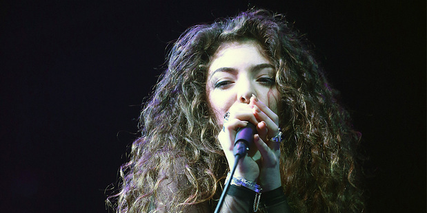 Lorde performing at Vector Arena. Photo / Norrie Montgomery