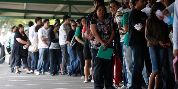 Job queues show a willingness to work. Photo / Christine Cornege
