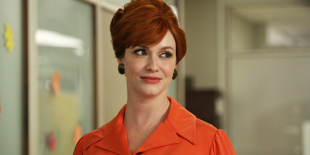 Christina Hendricks as Joan Harris in a scene from Mad Men. Photo / AP