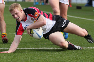 Canterbury wing Johnny McNicholl will make his comeback from a broken leg to play in the top-of-the-table clash against Wellington on Saturday. Photo / Getty Images.