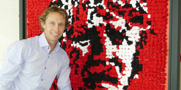 Triathlete Hamish Carter now works at the Sir Peter Blake Trust.