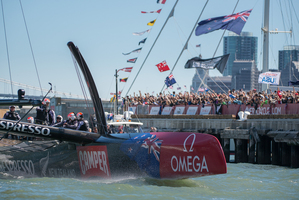 Emirates Team New Zealand. Photo / Ricardo Pinto