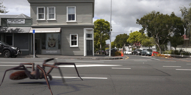 A giant spider and a rat striding across the land are the stuff of B-grade movies.
