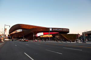 The Barclays Center in Brooklyn.