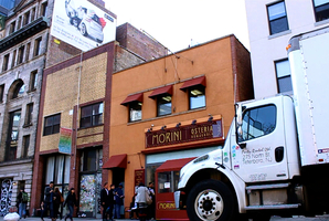 Italian restaurant Osteria Morini, at 218 Lafayette St, New York