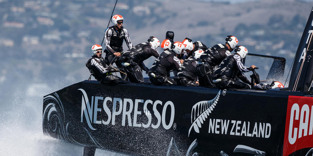 In typical Kiwi fashion, it's an egalitarian food regime. The shore crew, support crew, engineers and designers all eat the same tucker.