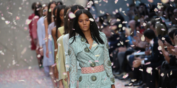 The Burberry Prorsum show at London Fashion Week. Photo / Joel Ryan/Invision/AP