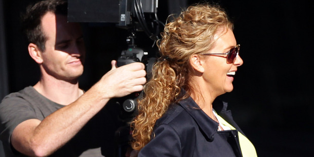 Sally Ridge, seen during filming of the reality TV show 'The Ridges'. Photo / NZ Herald