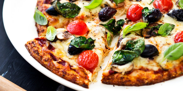 Cauliflower Based Pizza. All props photographer's own. Photo / Babiche Martens