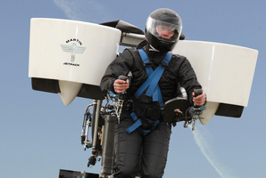 The NZ jetpack was developed by Christchurch inventor Glenn Martin. Photo / Martin Aircraft Company Limited