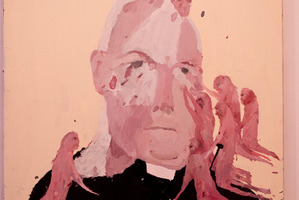 Father John Rea- healer by Richard Lewer at Gow Langsford.