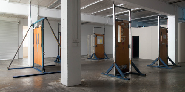 Michael Stevenson installation at Michael Lett. Photo / Chris Gorman