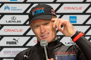 Oracle skipper Jimmy Spithill. Photo / Brett Phibbs