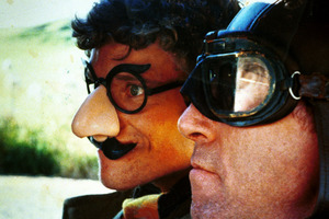 Kelly Johnson and Tony Barry in 'Good Bye Pork Pie'.