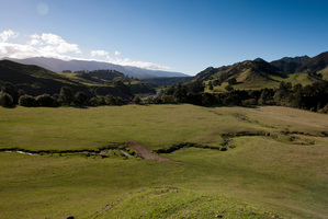Ruataniwha Dam site in Wakarara Road. Photo / Glenn Taylor