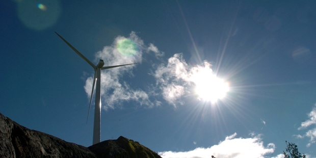Meridian Energy Te Apiti Wind Farm on the Ruahine Ranges between Woodville and Ashurst.