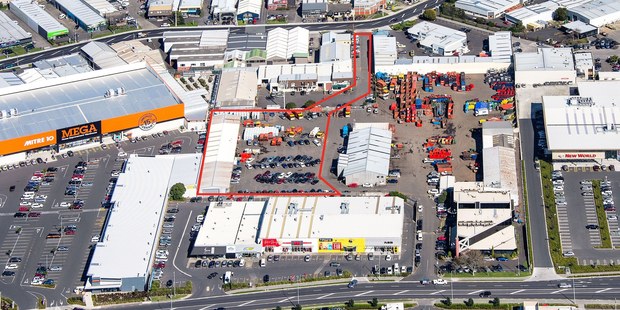 The Marua Rd site is in an area that has become a thriving retail centre.