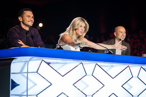 New Zealand's Got Talent judges (from left) Jason Kerrison, Rachel Hunter and Cris Judd.