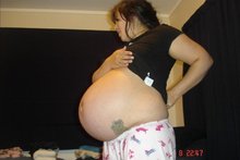 The size of Tiff when she was pregnant indicated something was wrong.