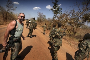 Reverend Sam Childers, a former Outlaw biker, hired gun, heroin addict and dealer, walks the roadway to Juba in South Sudan on a 'mission from God' to rescue orphans.