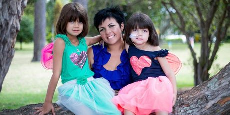 Mela, Eva and Tiff live every day for the special moments.Photo / Carmen Bird
