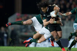 Ma'a Nonu received his third card of 2013. Photo / Brett Phibbs