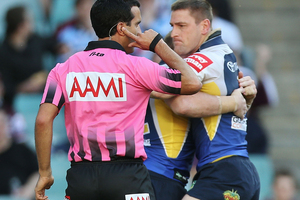 Matt Cecchin, pictured, and Henry Perenara have taken charge of their last game of the season. Photo / Getty Images