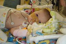 Eva was a battling baby.