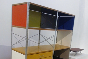 A Charles and Ray Eames storage unit, circa 1949.