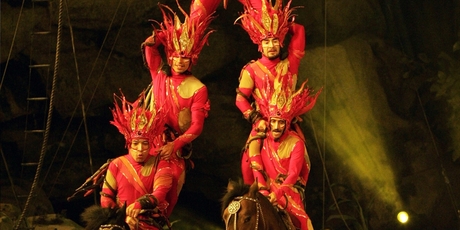 More than 300 international performers are involved in the circus' production.