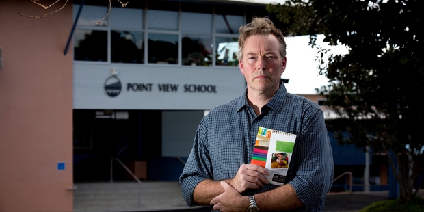 Paul Bennett is opposing religious instruction at Howick's Point View School, which his daughter attends. Picture / Dean Purcell