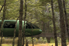 An artist's impression of the proposed monorail.