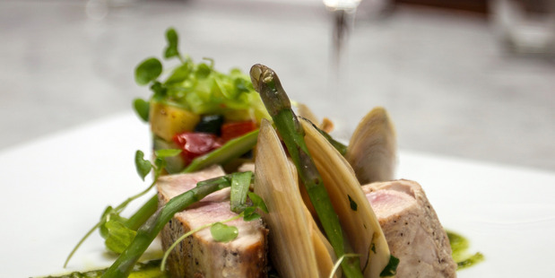 It was an evening of hits and misses at Toto, where seared tuna is on the menu. Photo / Michael Craig
