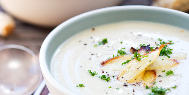 Parsnip and Apple Soup. Photo / Babiche Martens