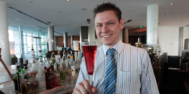 Daniel Burstein, food and beverage manager at the Hilton Auckland. Photo / Doug Sherring