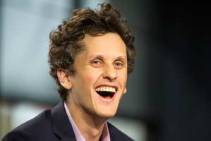 Box's Aaron Levie is compared with Facebook's Mark Zuckerberg. Photo / AP