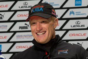 Clearly outgunned by Team NZ early on, Oracle had no choice but to be aggressive with their changes. Photo / Brett Phibbs