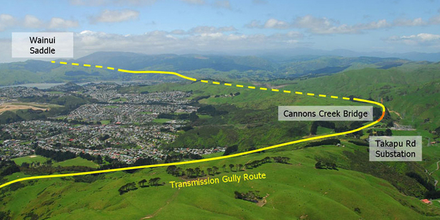 The $1 billion-plus Transmission Gully project site north of Wellington.