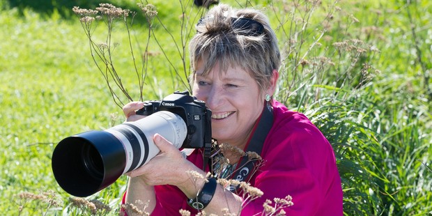 Christchurch Mayoral candidate Lianne Dalziel in Christchurch's Travis Wetland, of which she is an enthusiastic patron. Photo / Martin Hunter
