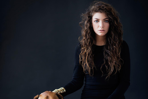 Lorde wore at dress by Stolen Girlfriends Club in this early publicity photo.
