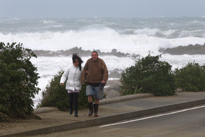 A local-source tsunami could sweep through Wellington 12 minutes after the shaking stopped - and there would be no official warning. Photo / Mark Mitchell