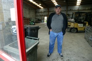 Bill Conway who owns a scrap metal yard has been given a jail term for pollution offences around his yard. File photo / Dean Purcell