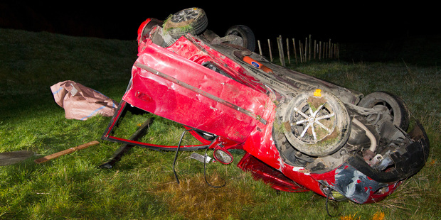 A 16-year-old Waipukurau boy was killed on Monday night in a crash just outside Waipawa. Photo / Glenn Taylor